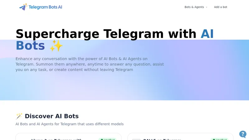 Telegram Bots AI